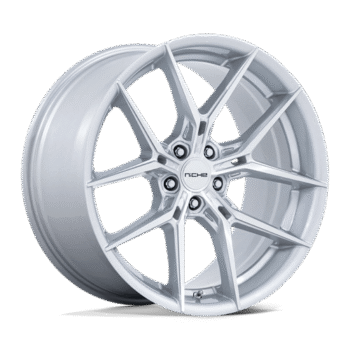 Niche Prodigy 5 Wheel 22x10.5 5x115 +18mm Silver w/ Machined Face