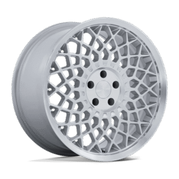 Rotiform CJJ Wheel 19x8.5 5x112 +25mm Gloss Silver w/ Machined Lip