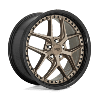 Niche M227 Vice Wheel 20x10.5 5x115 +20mm Matte Bronze w/ Black Lip